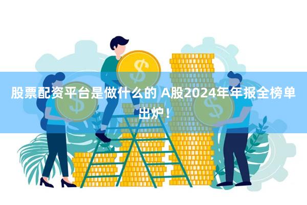 股票配资平台是做什么的 A股2024年年报全榜单出炉！