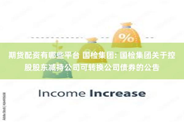 期货配资有哪些平台 国检集团: 国检集团关于控股股东减持公司可转换公司债券的公告