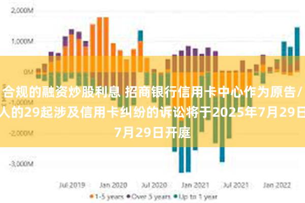 合规的融资炒股利息 招商银行信用卡中心作为原告/上诉人的29起涉及信用卡纠纷的诉讼将于2025年7月29日开庭